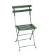 Chaise de jardin metal vert foncé