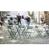 Chaise de jardin metal vert foncé