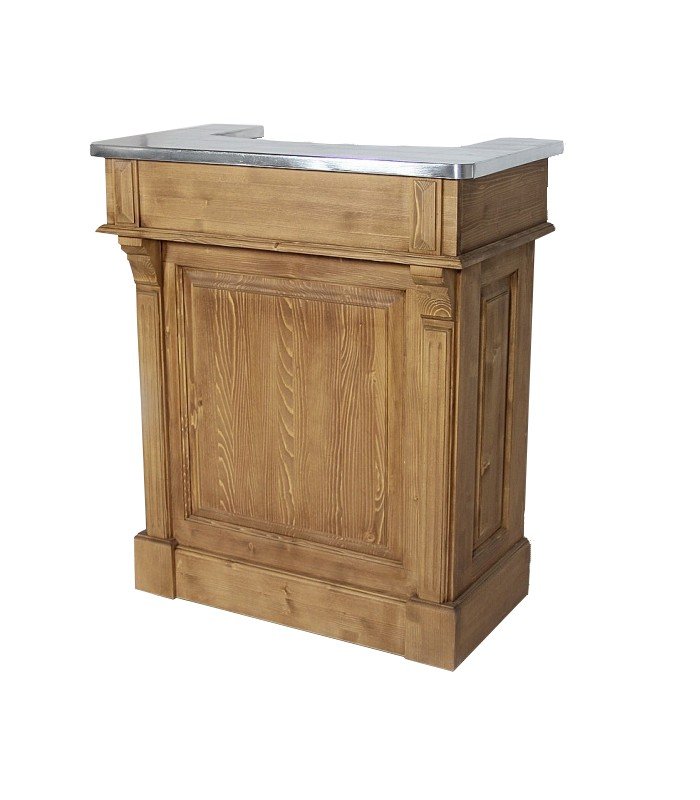 Comptoir d'accueil en bois massif L 90 cm