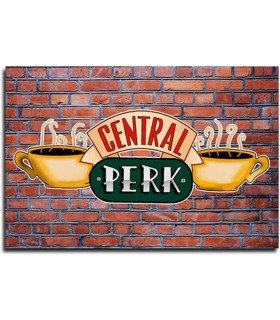 Panneau Central Perk friends 40 x 70 cm