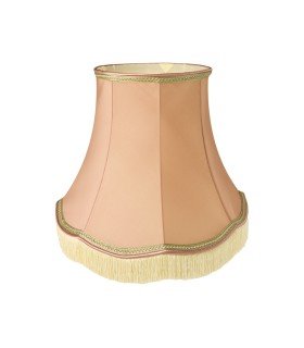 Abat-jour à franges rétro vintage rose