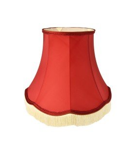 Abat-jour à rouge à franges