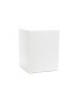 Cube de présentation blanc brillant H 75 cm x 40 x 40 cm