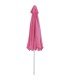 Pink parasol folded
