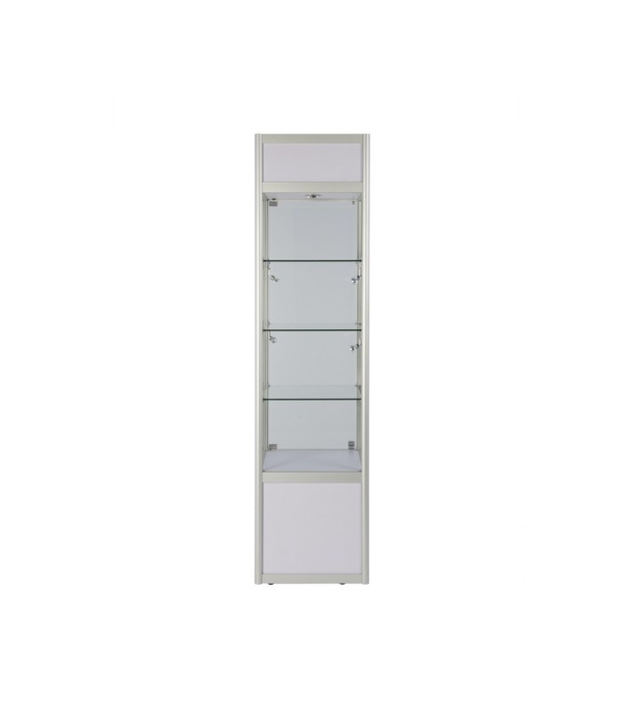 White display case H 198 cm