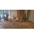 Rattan garden armchair for rent model Rose