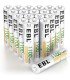 Pack of 20 AAA rechargeable batteries
