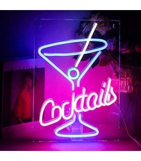 Cocktails led sign