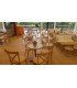 Table de bistrot parisien ronde en acier 60cm