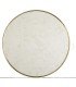 Table de bistrot parisien ronde en acier 60cm plateau