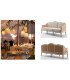Canapé mariage 3 places Chambord L 203 cm
