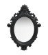 Miroir baroque noir