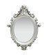 Miroir baroque argent