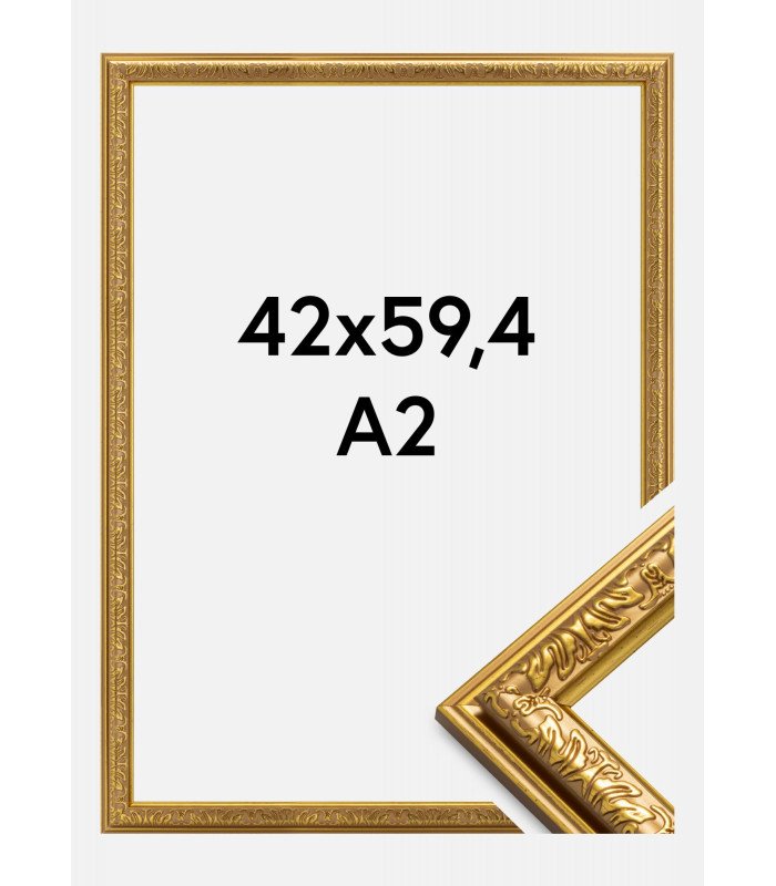 rental vintage style gold frame size A 2