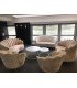 2-seater rounded shell sofa ecru L 167