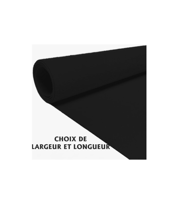 Tapis noir événementiel L 1 m