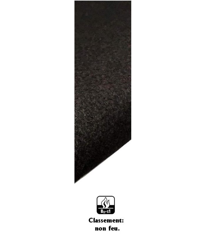 Tapis noir événementiel L 1 m