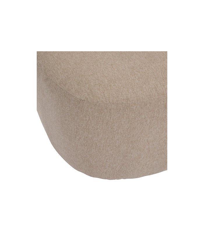 Chauffeuse tissu beige H 70 cm