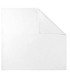 White cotton towel 46 × 46 cm folded - view on neutral background.