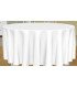 Nappe ronde blanche D 3m