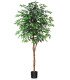 Artificial olive H 180 cm fire-resistant treated