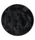 Tapis rond noir diam 160 cm