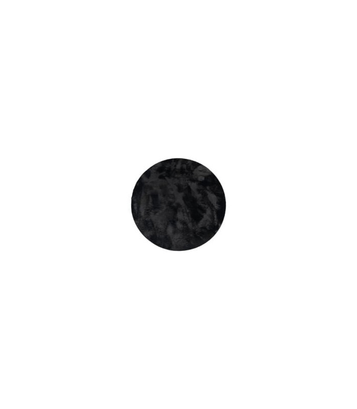 Tapis rond noir diam 160 cm