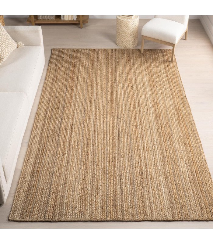 Tapis en toile de jute 90 x 150 cm