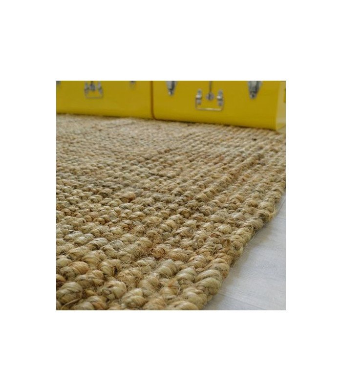 Tapis en toile de jute 90 x 150 cm