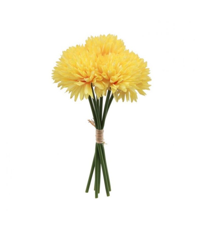 Bouquet of yellow dahlias H 26 cm