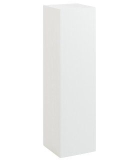 Colonne de présentation blanche rainures H 110 cm 30 x 30 cm