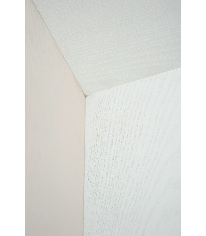 White display column with grooves H 110 cm 30 x 30 cm