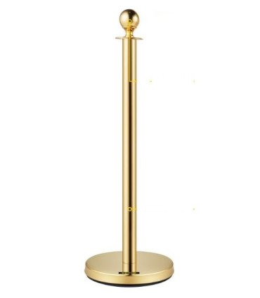 Gold metal guide post
