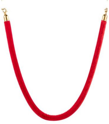 Red velvet barrier rope, 150 cm