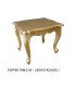 Golden Wood Coffee Table 60 Cm