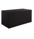 Folding sideboard with black polyester and elastane cover, set against a white background.
