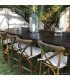Table haute pliable en bois