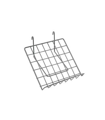 tilted shelf for display rack
