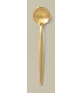 Trendy gold teaspoon