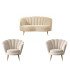 Location pack canape coquillage beige
