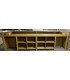 Professional bar counter in wood and zinc 3.60 m