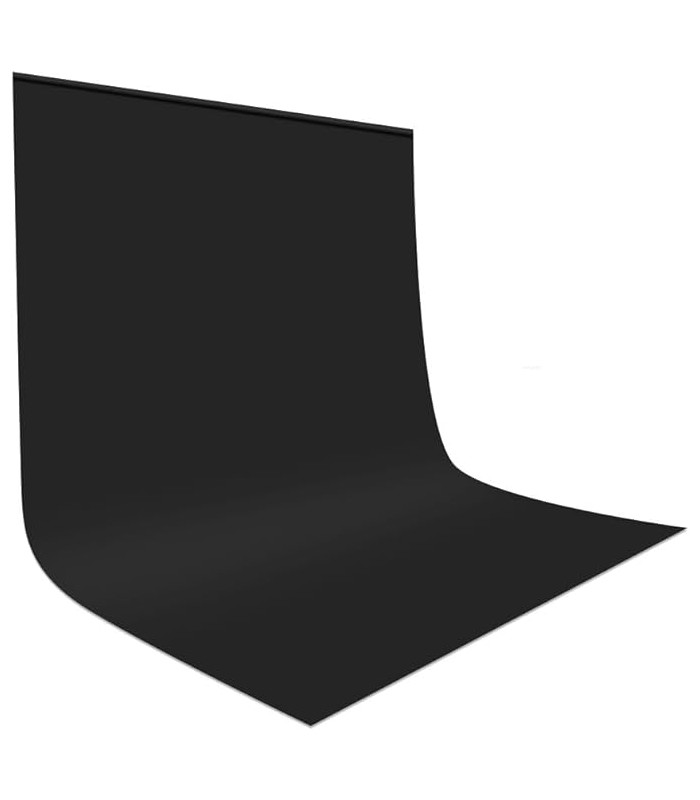 Toile de fond noire 3 x 3 m