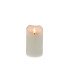 Bougies à led 7,5 x H 12,5 cm usage intérieur