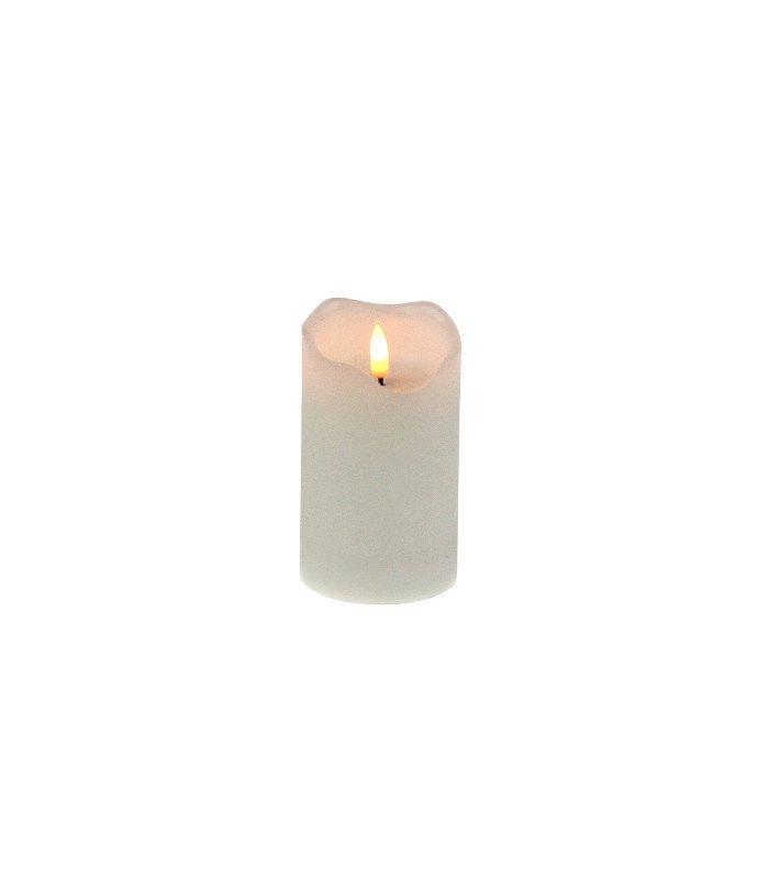 Bougies à led 7,5 x H 12,5 cm usage intérieur