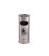 location cendrier poubelle en acier inoxydable materiel evenementiel Paris