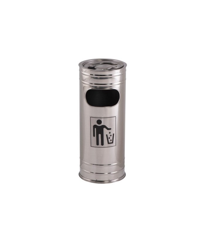 location cendrier poubelle en acier inoxydable materiel evenementiel Paris