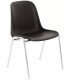 Black shell meeting chair rental