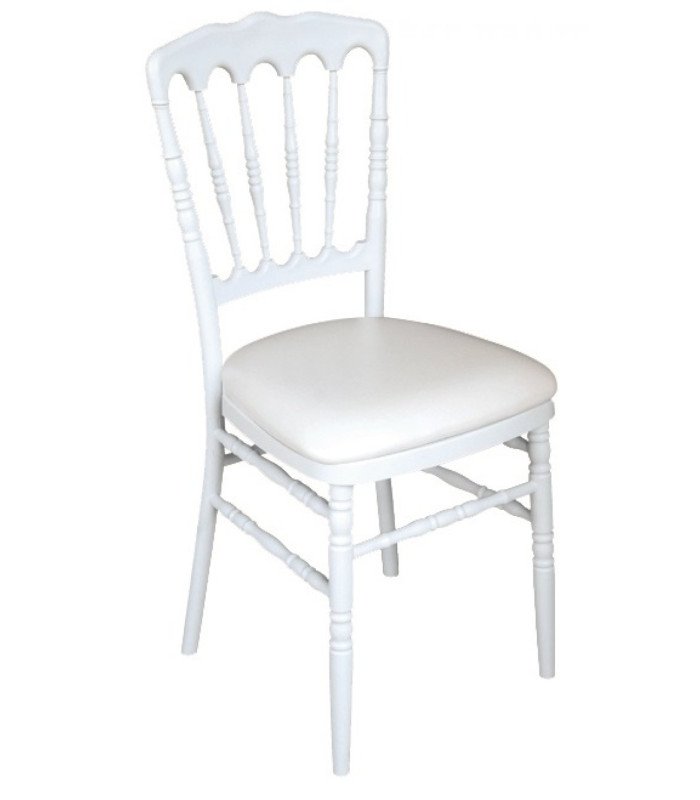 location chaise Napoléon blanche par 126 Events