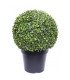 Artificial boxwood ball 33 cm fire-resistant treated