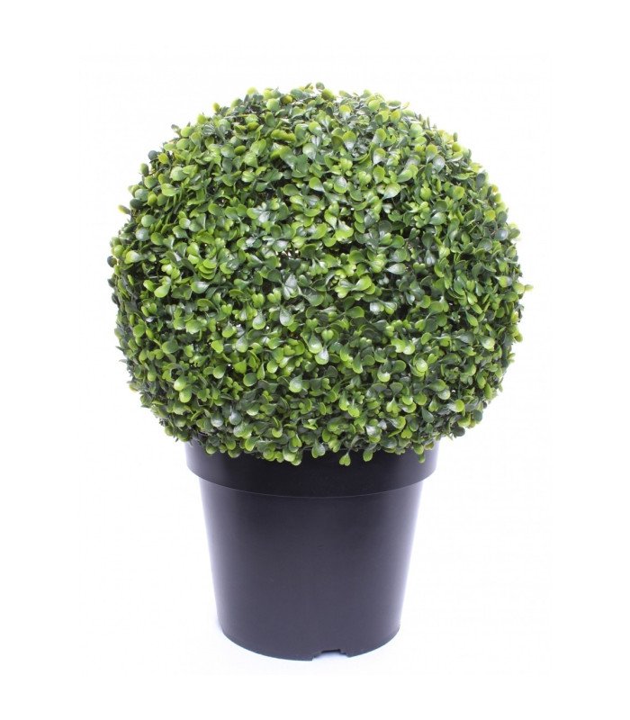 Artificial boxwood ball 33 cm fire-resistant treated
